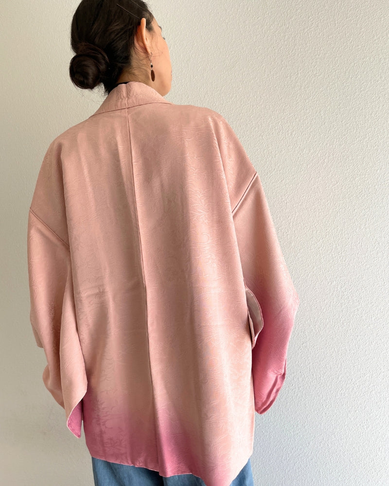 Pink Gradation Haori Kimono Jacket