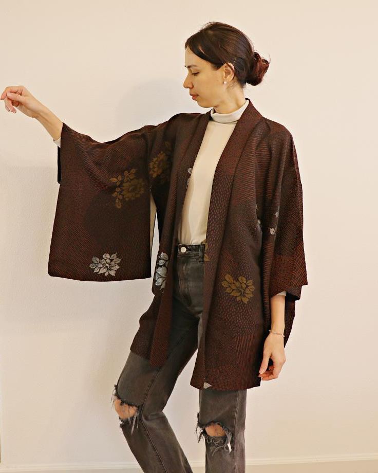 Black Kimono Jacket Kimono Robe – Kimono zen - Main Image