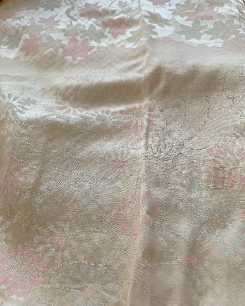 Red Orchid  Shibori Haori Kimono Jacket