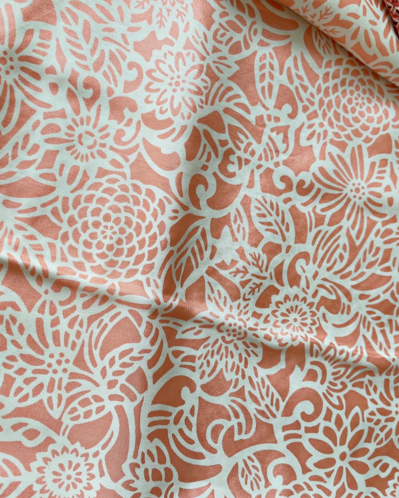 Plum Shadow Shibori Haori Kimono Jacket