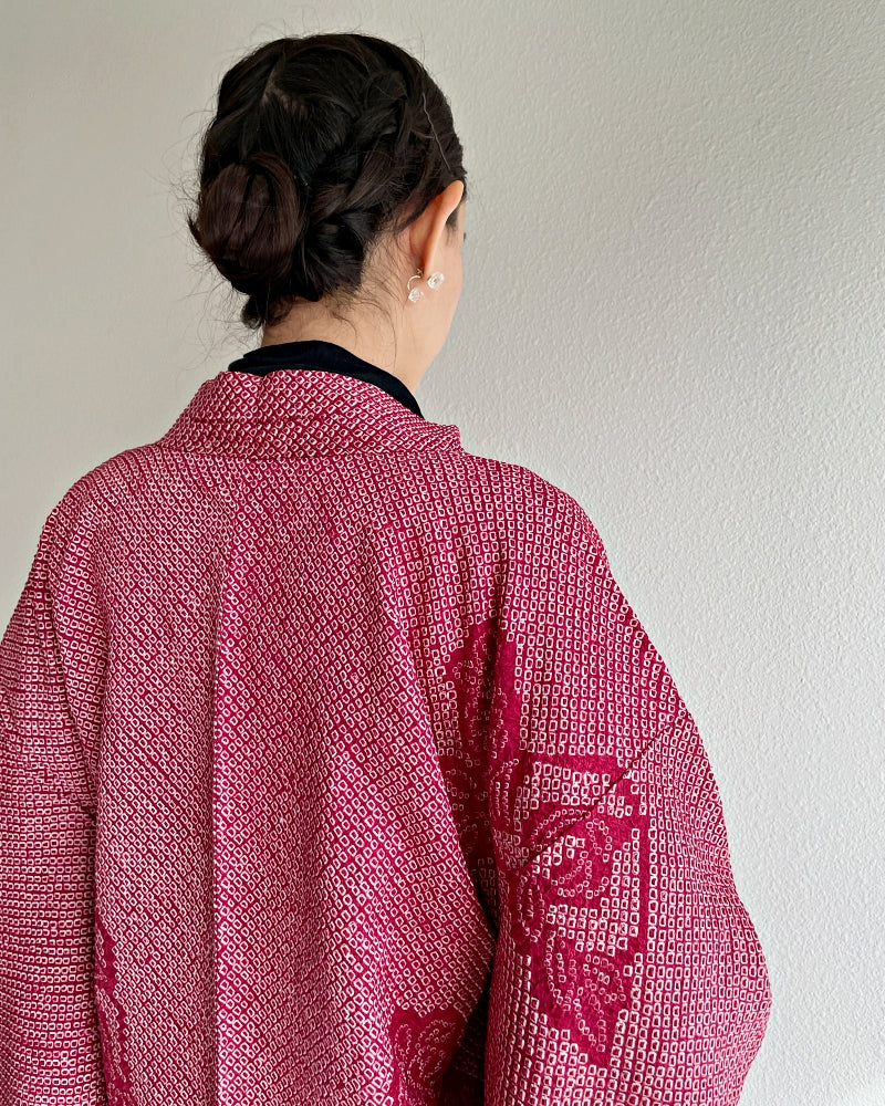 Lovely Shibori Haori Kimono Jacket