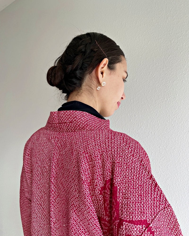 Lovely Shibori Haori Kimono Jacket