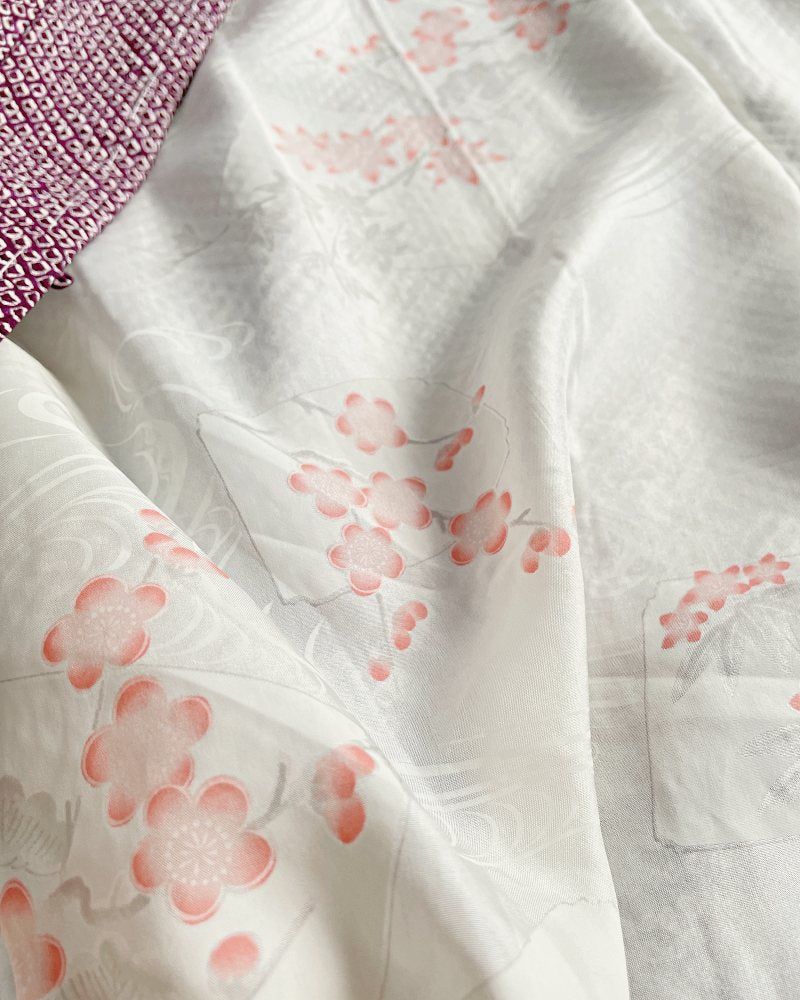 Japanese Rock Garden Shibori Haori Kimono Jacket