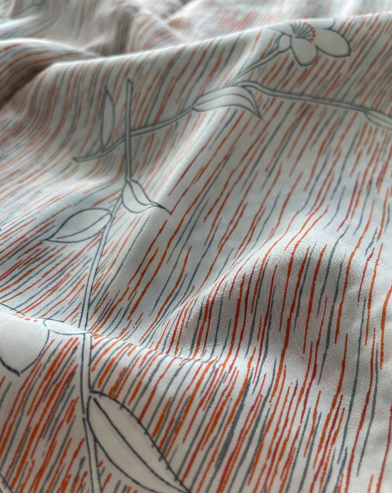 Modern Flower Shibori Haori Kimono Jacket