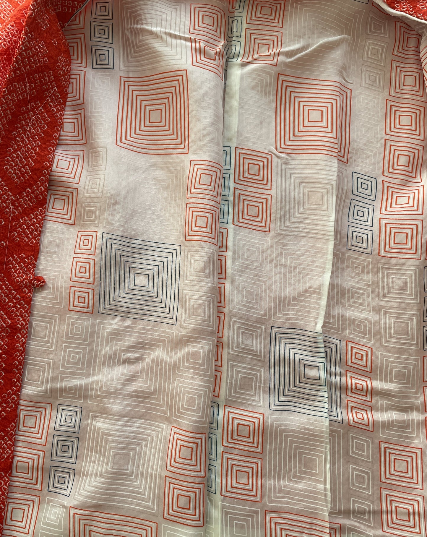 Traditional Textile Shibori Haori Kimono Jacket