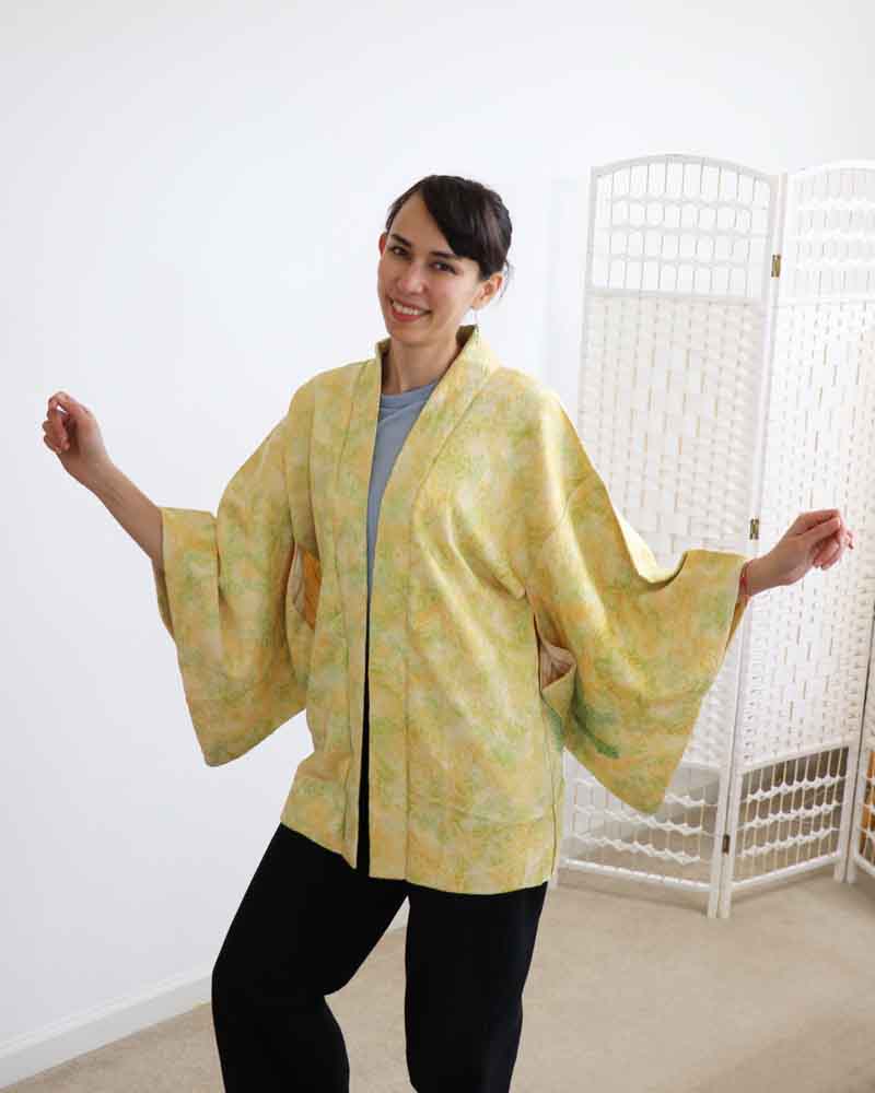 Positive Vibes Shibori   Kimono Jacket