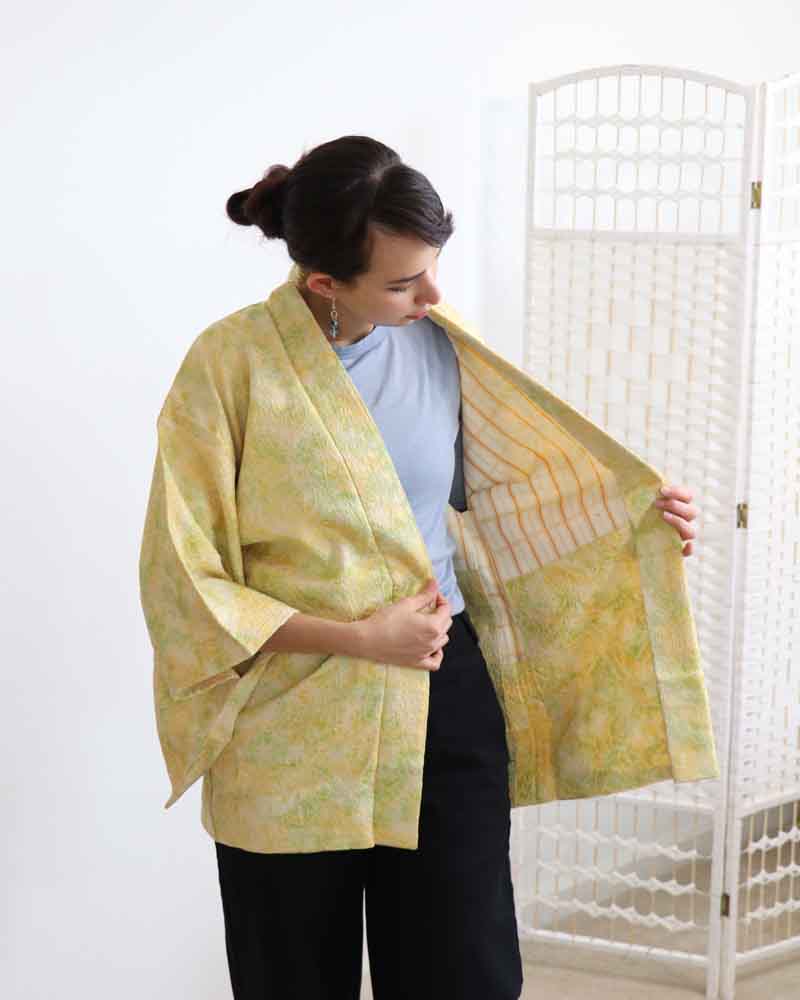 Positive Vibes Shibori   Kimono Jacket
