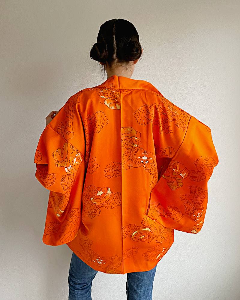 Mixed Maze Melody Haori Kimono Jacket