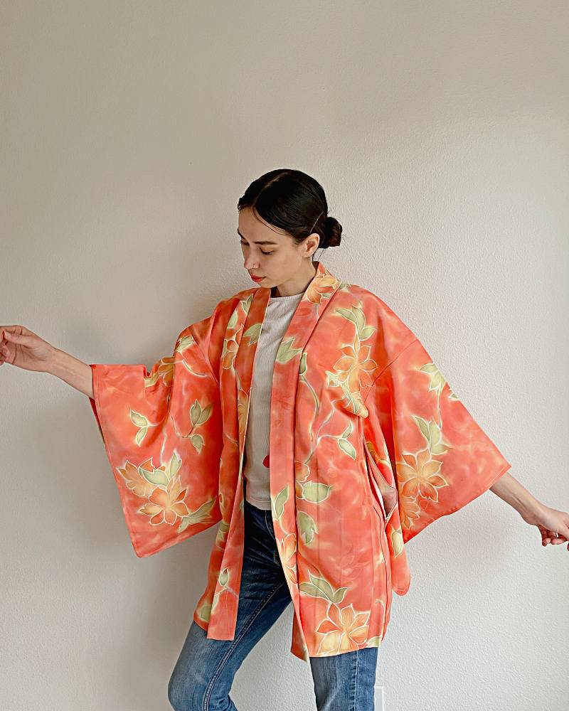 Blush of Kyoto Haori Kimono Jacket