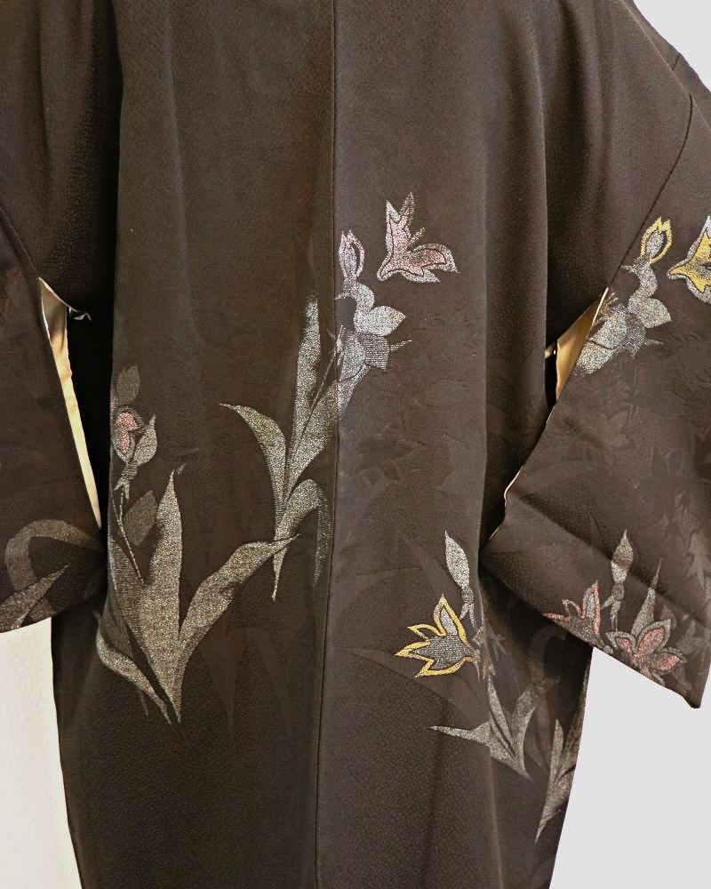 Narcissus Stardust Black Haori Kimono Jacket