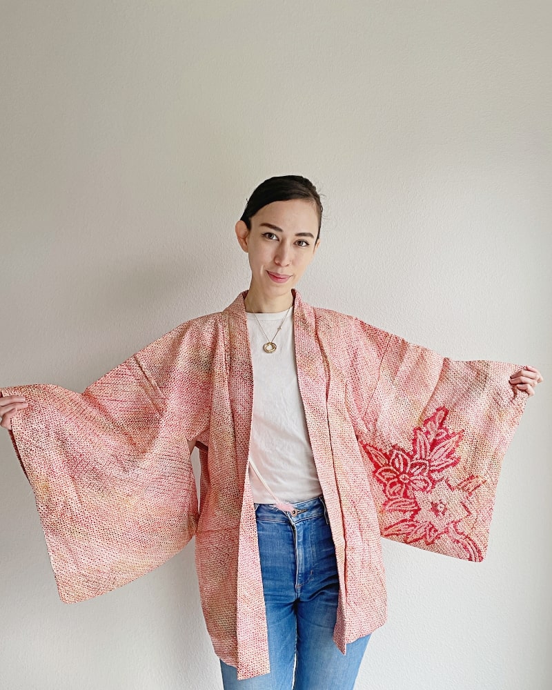 Haori Denim Kimono Jacket