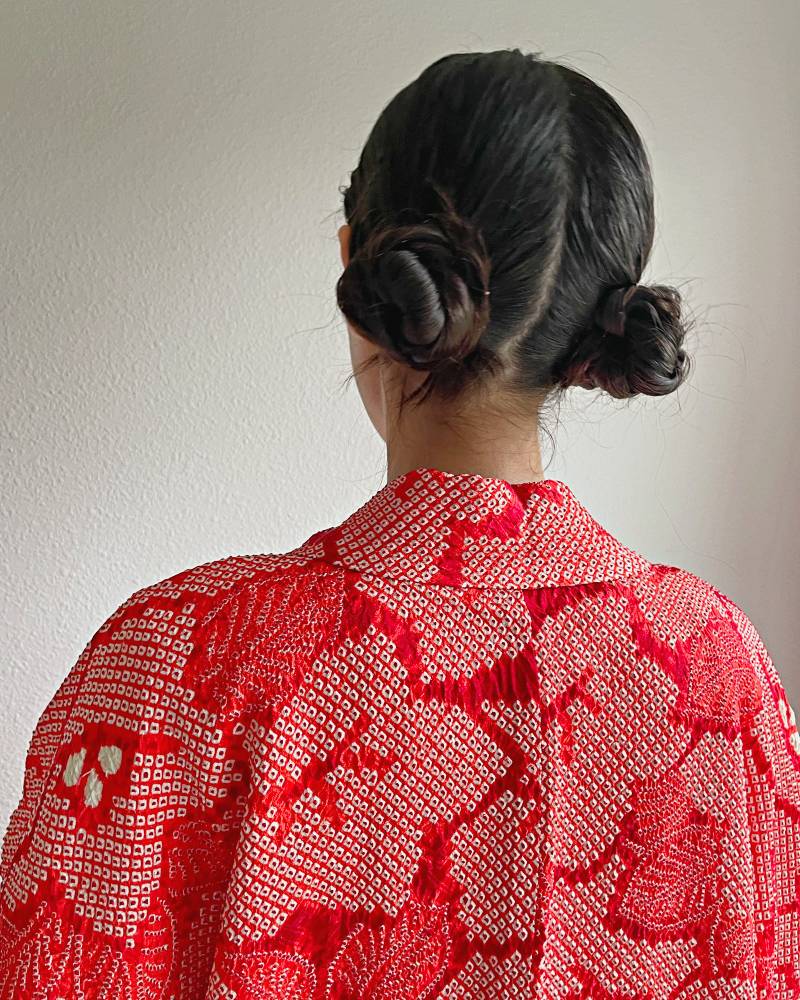 Blazing Camellia Haori Kimono Jacket