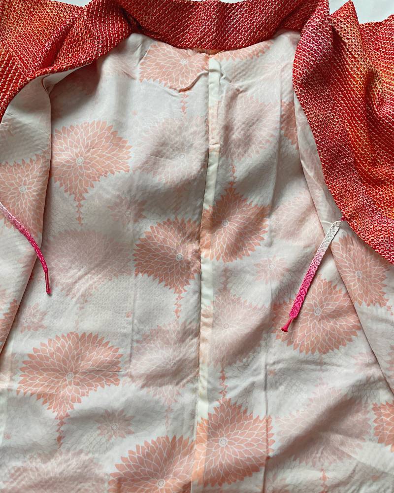 Mandarin Shibori Haori Kimono Jacket