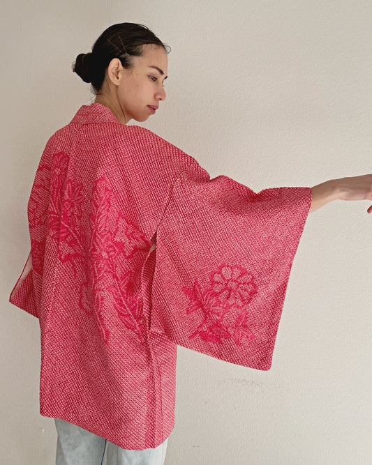 Floral Haori Kimono Jacket