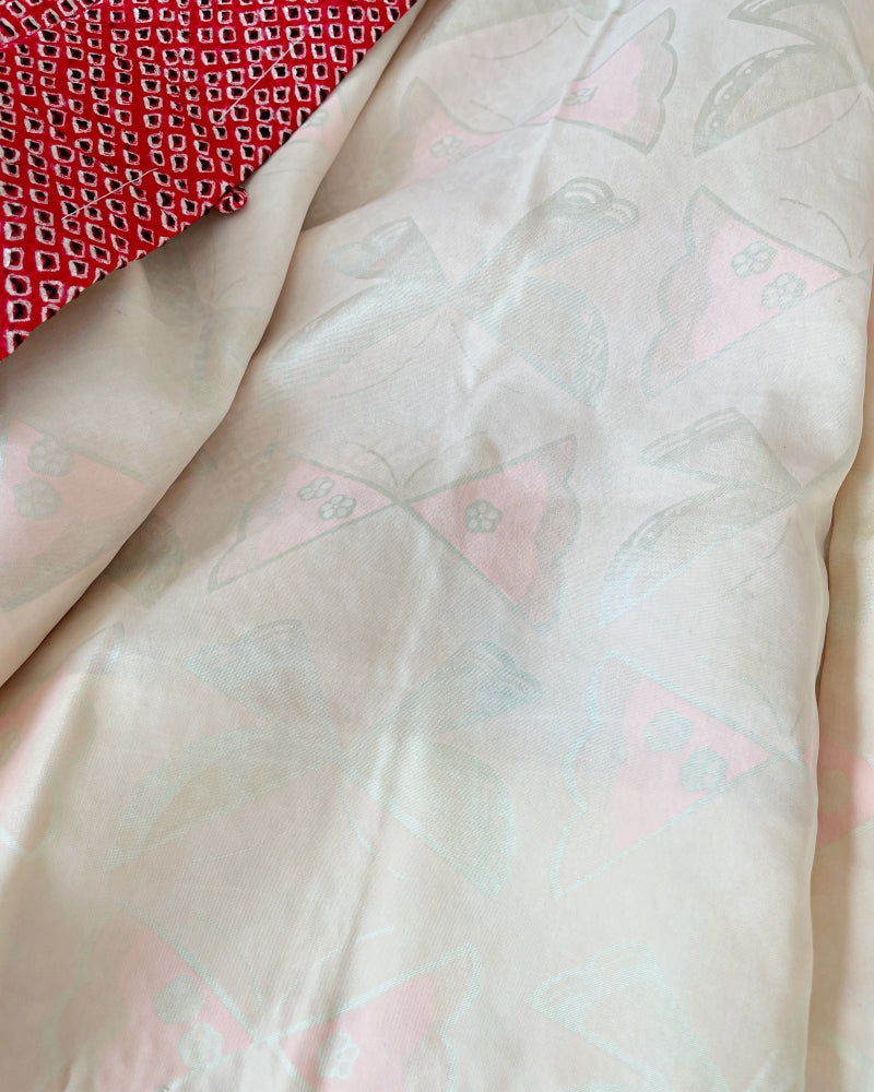 Camellia Shibori Haori Kimono Jacket