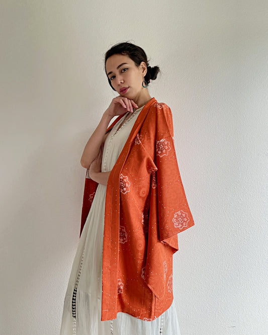 Tie Dye Mandala  Haori Kimono Jacket