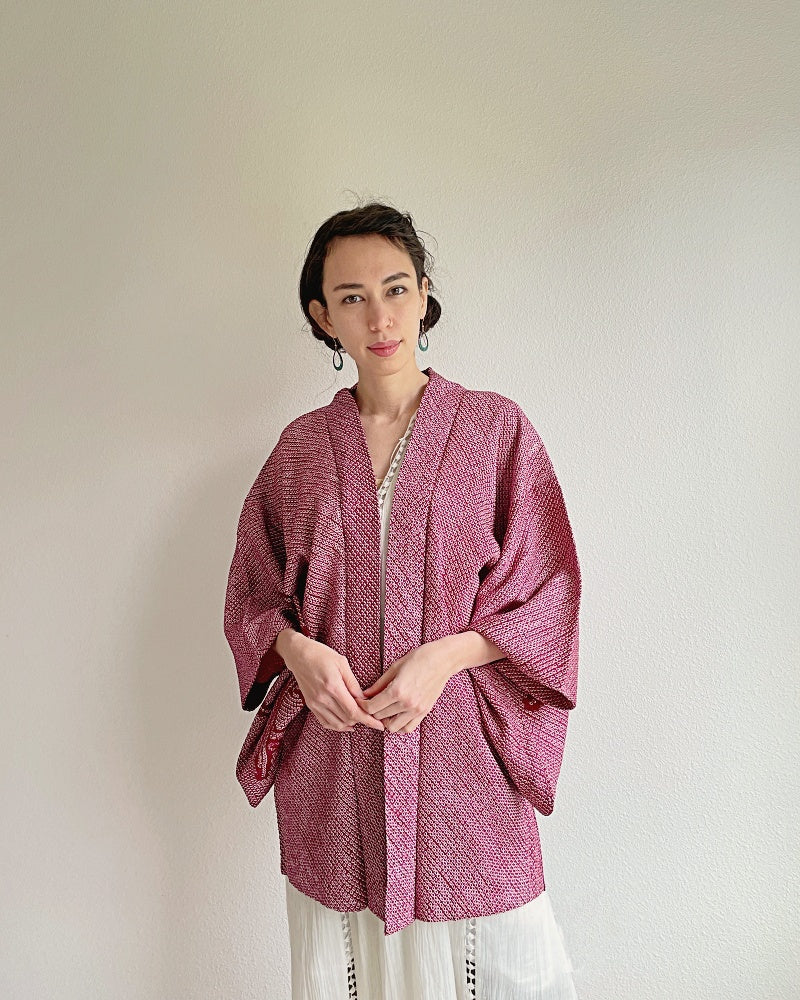 Flowery kimono outlet jacket