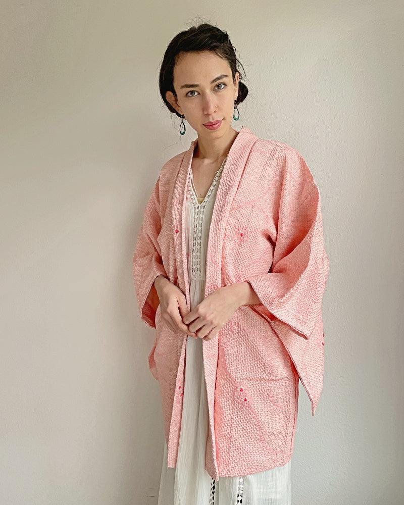 Light Up Shibori Kimono Haori Jacket
