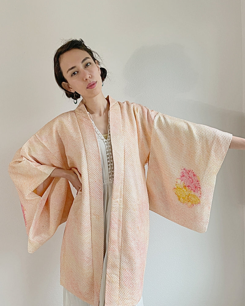 Moonlight Shibori Haori Kimono Jacket
