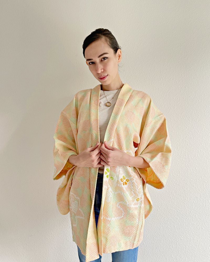 New Beginnings Shibori Haori Kimono Jacket