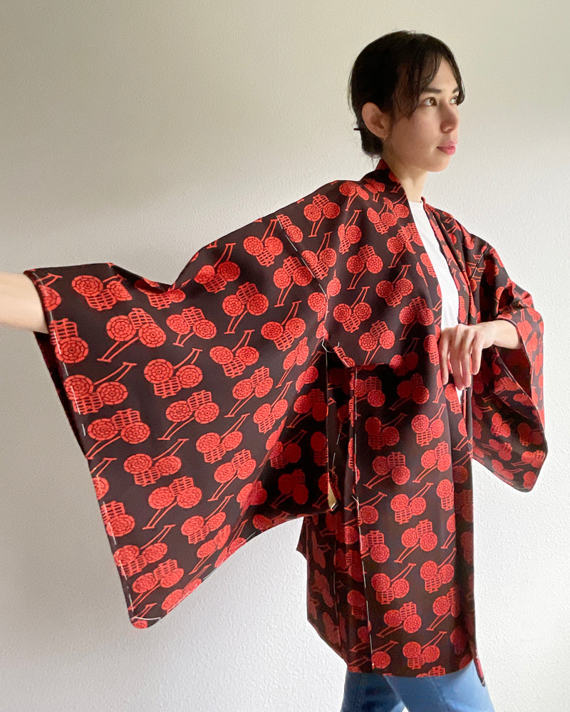 Traditional Wagon Haori Kimono Jacket