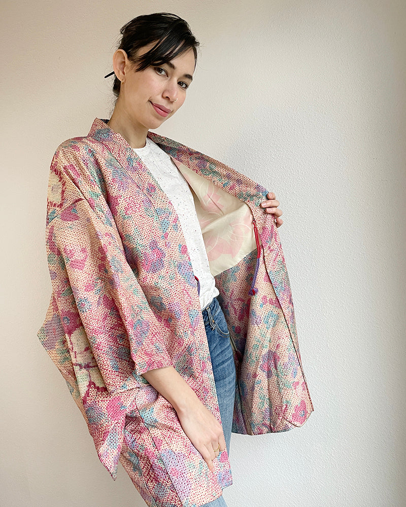 Dreamin' Shibori Haori Kimono Jacket