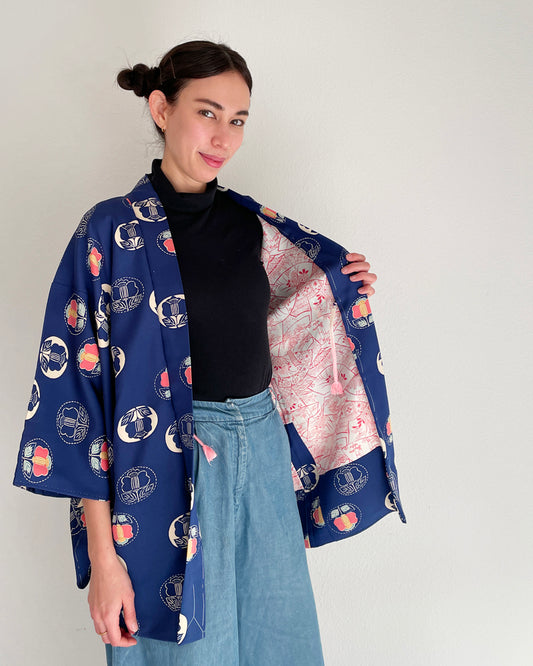 Camellia Haori Kimono Jacket