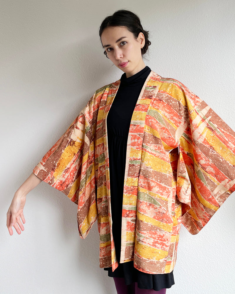 Warm Gradation Haori Kimono Jacket