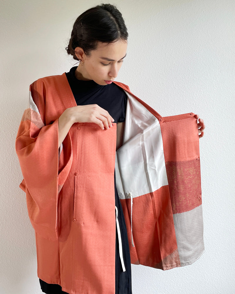 Flower Shibori Michiyuki Kimono Jacket