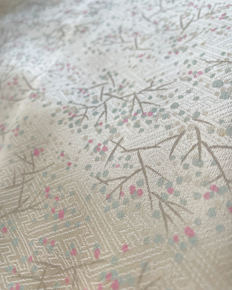 Pine Needle and Maple Embroidery Haori Kimono Jacket