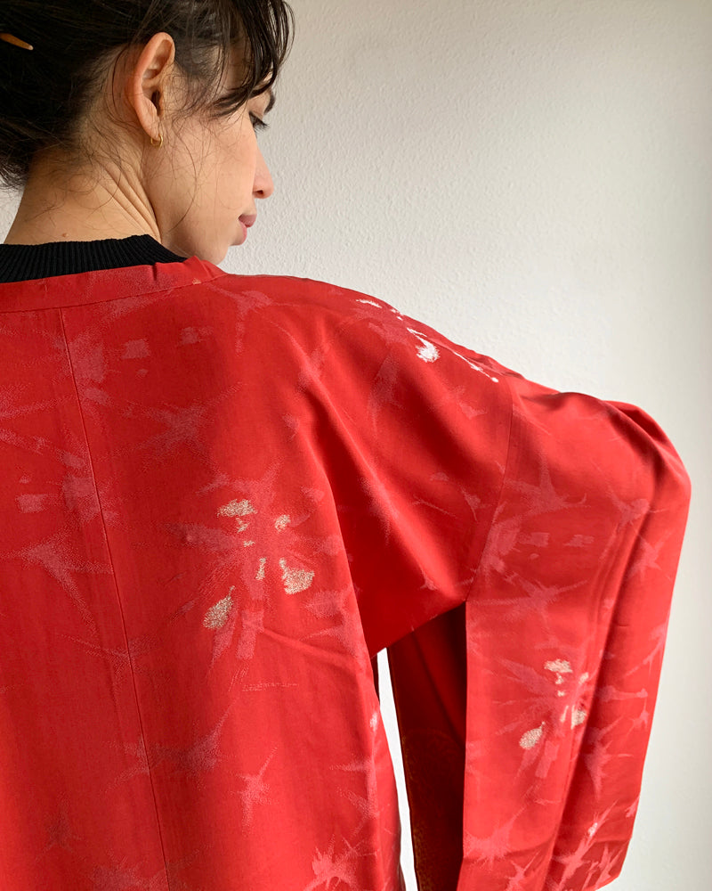 Woven with Gold/Silver Thread Michiyuki Kimono Jacket
