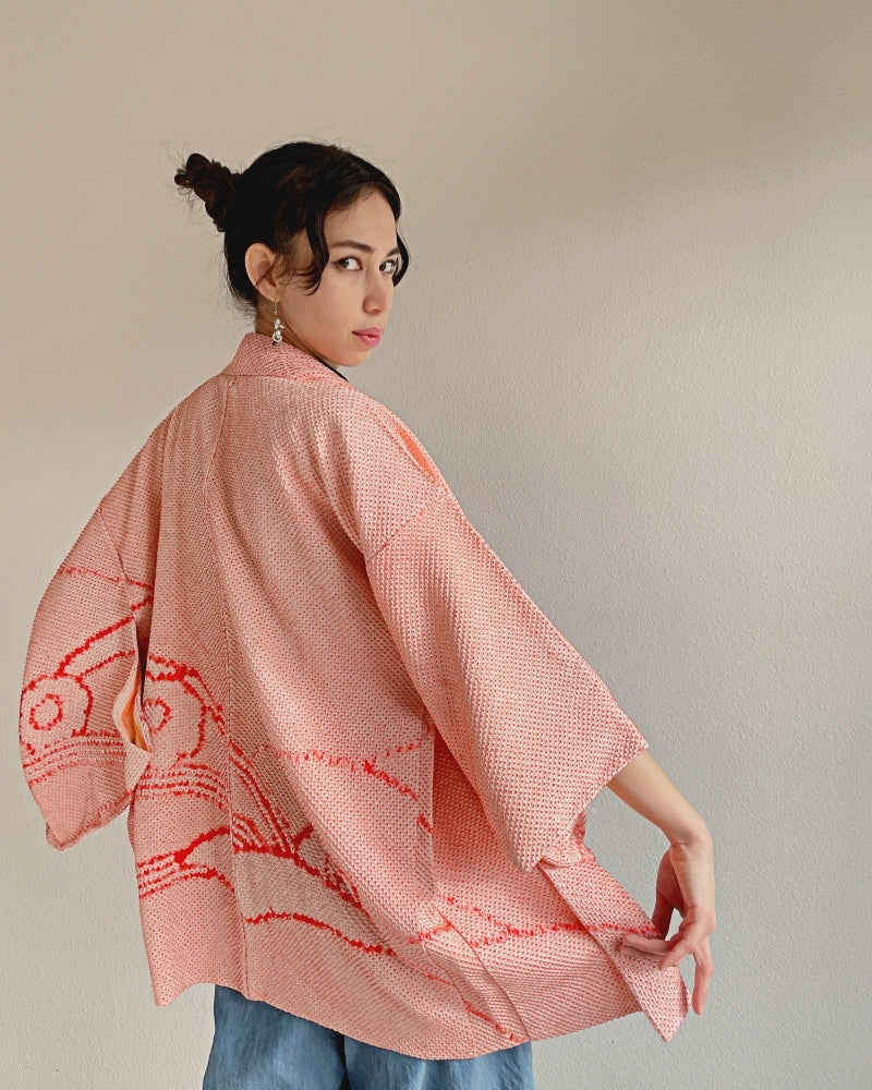Hill and flower Haori Kimono Jacket