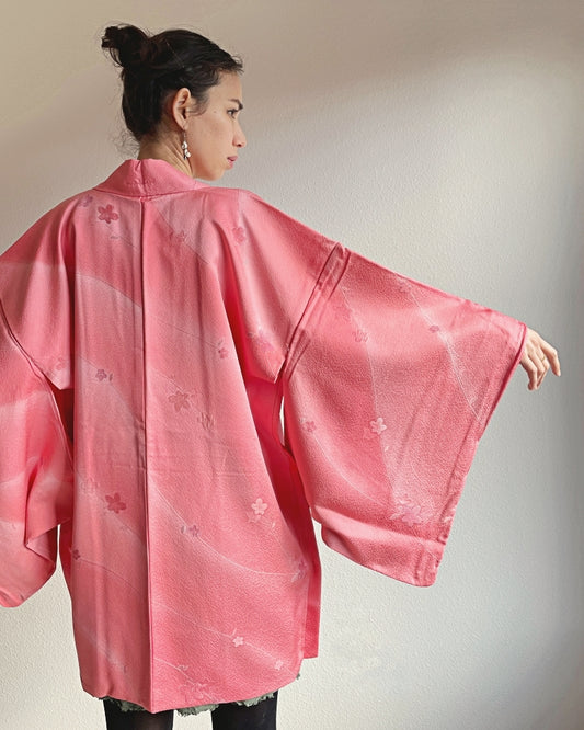 Cherry blossom Haori Kimono Jacket